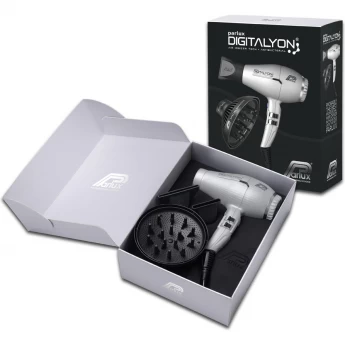 Набор 2400 Вт фен Parlux Digitalyon Silver + диффузор MagicSense