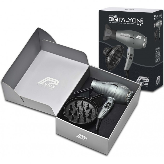 Набор 2400 Вт PARLUX Digitalyon Glitter Grey + диффузор MagicSense Set-0901-Digitalyon GlGr