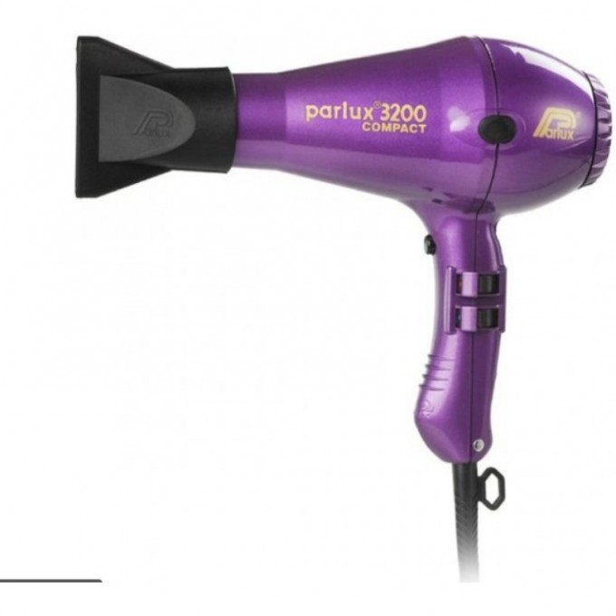 Профессиональный фен 1900 Вт Parlux 3200 Compact Фиолетовый 0901-3200 ion violet