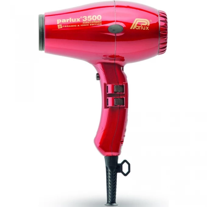 Профессиональный фен Parlux 3500 Ionic Super Compact Ceramic 2000 Ватт Красный 0901-3500 ion red Профессиональный фен Parlux 3500 Ionic Super Compact Ceramic 2000 Ватт Красный 0901-3500 ion red