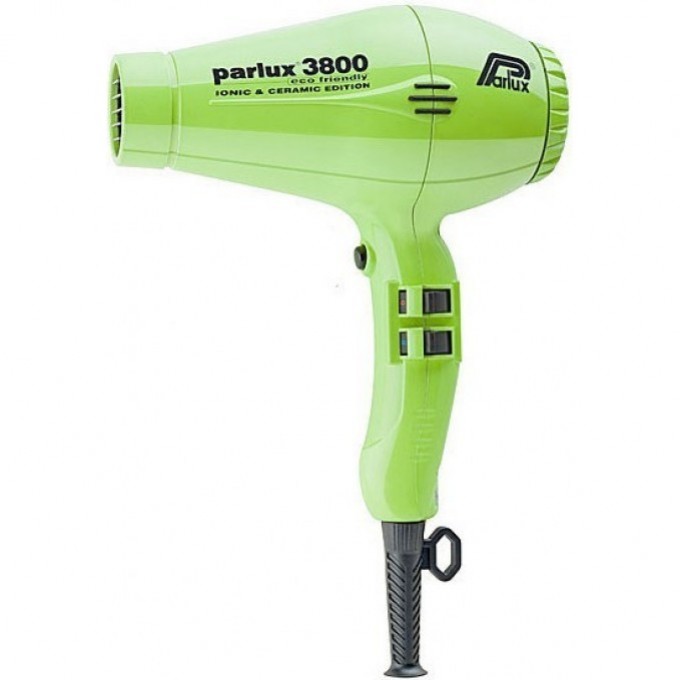 Профессиональный фен Parlux 3800 Eco Friendly Ion Ceramic Pro 2100 Ватт Зеленый 0901-3800 green